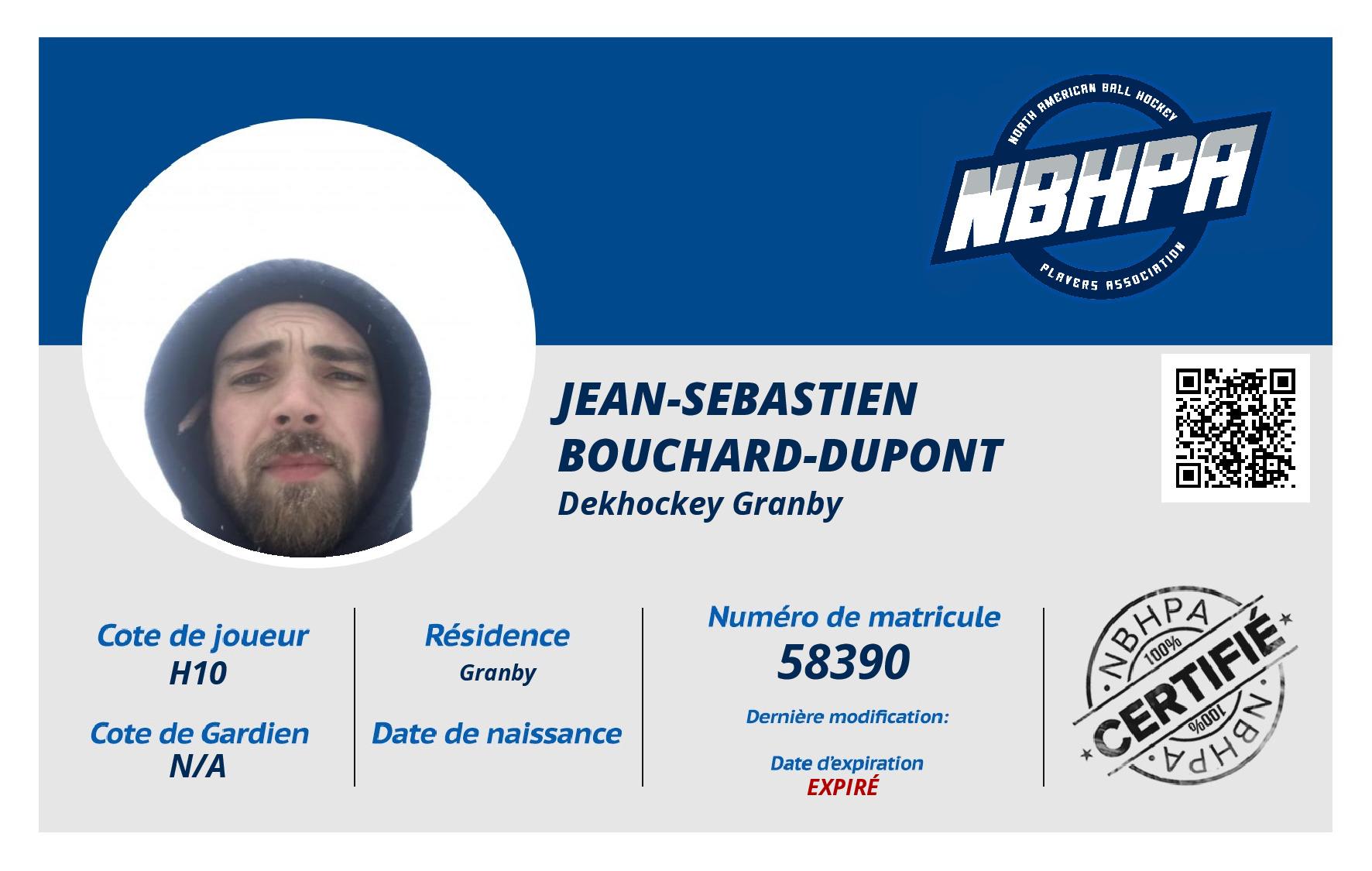 Jean-Sebastien Bouchard-Dupont