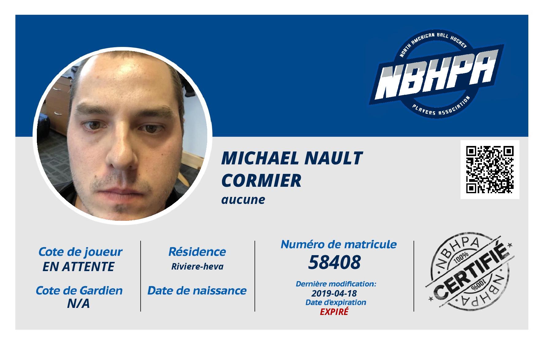 Michael Nault Cormier