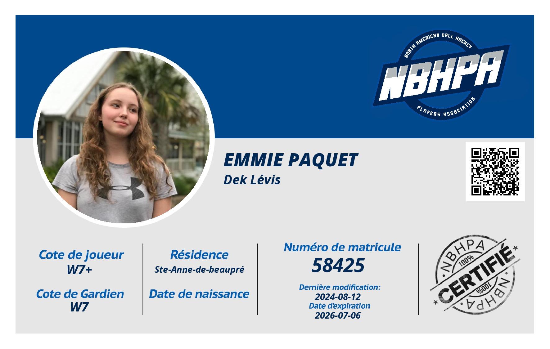 Emmie Paquet