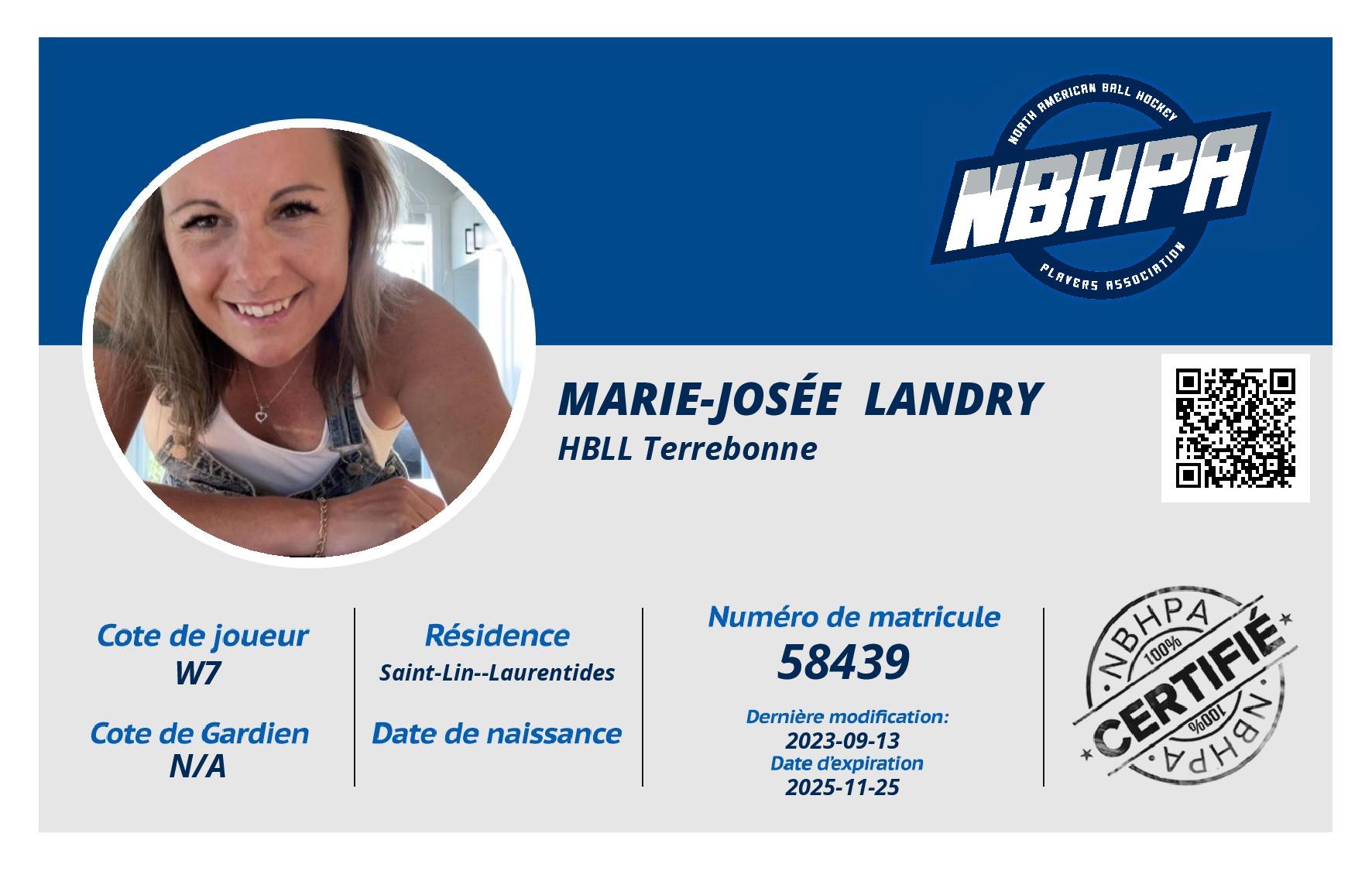 Marie-Josée  Landry