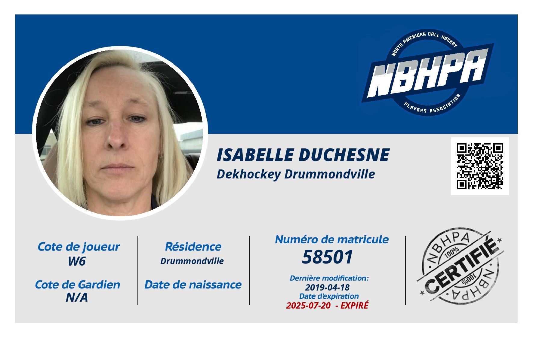 Isabelle Duchesne