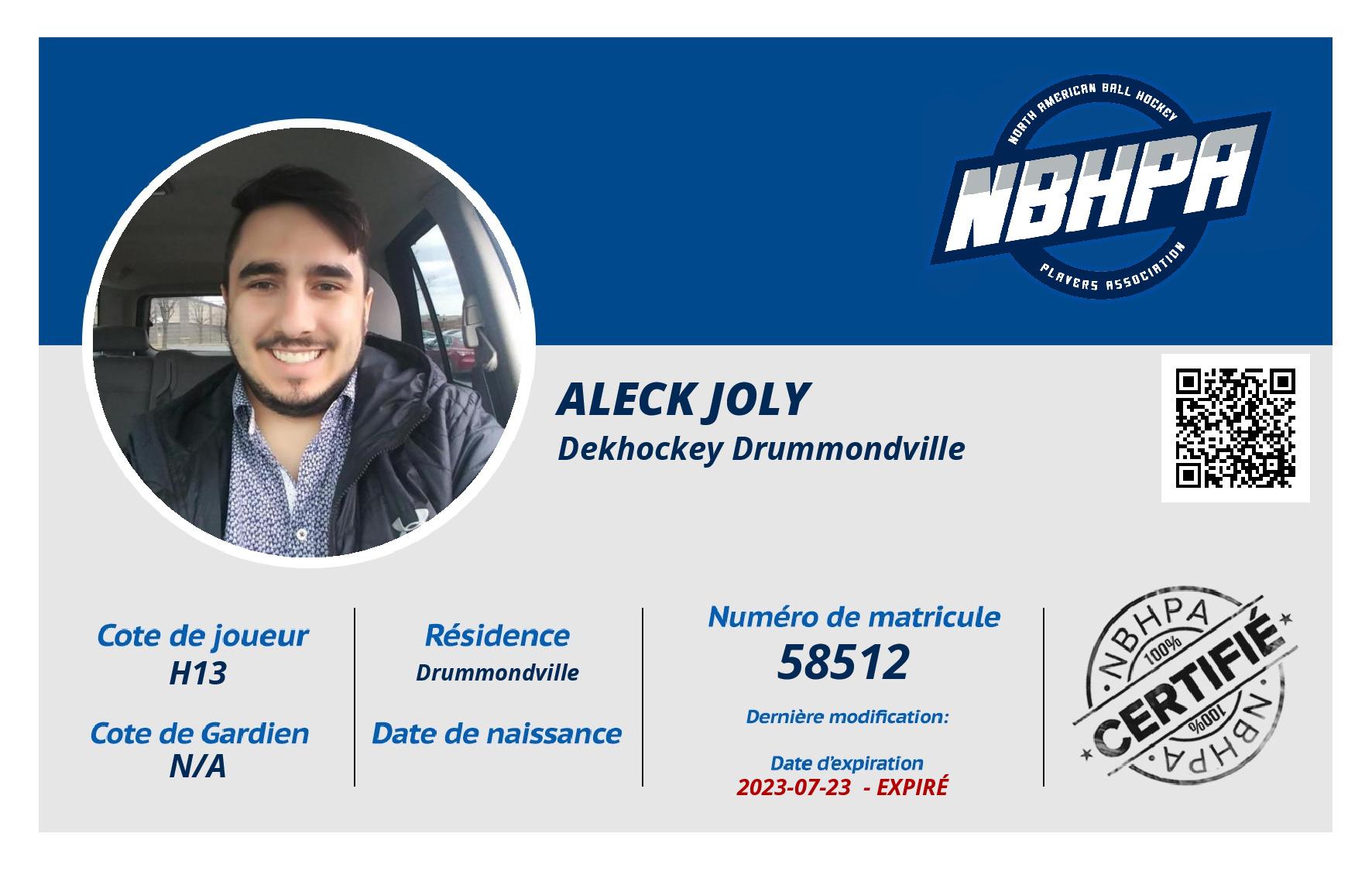 Aleck Joly