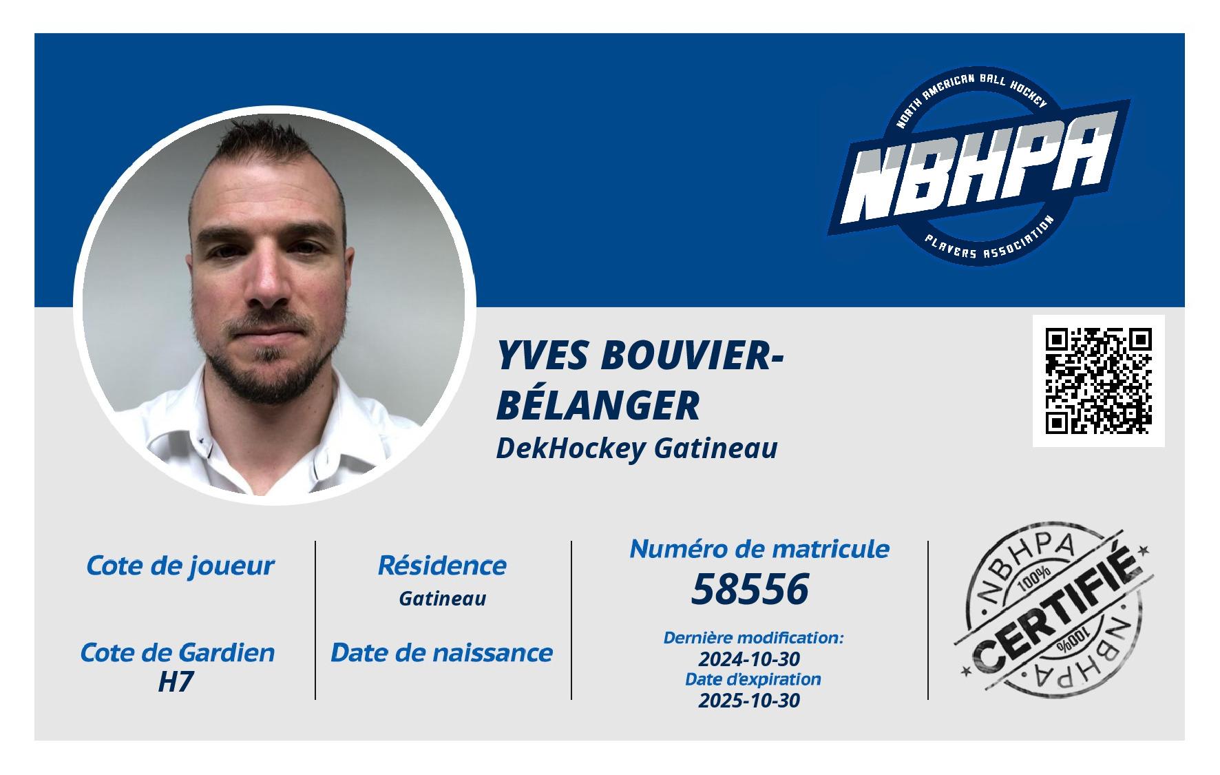 Yves Bouvier-Bélanger 