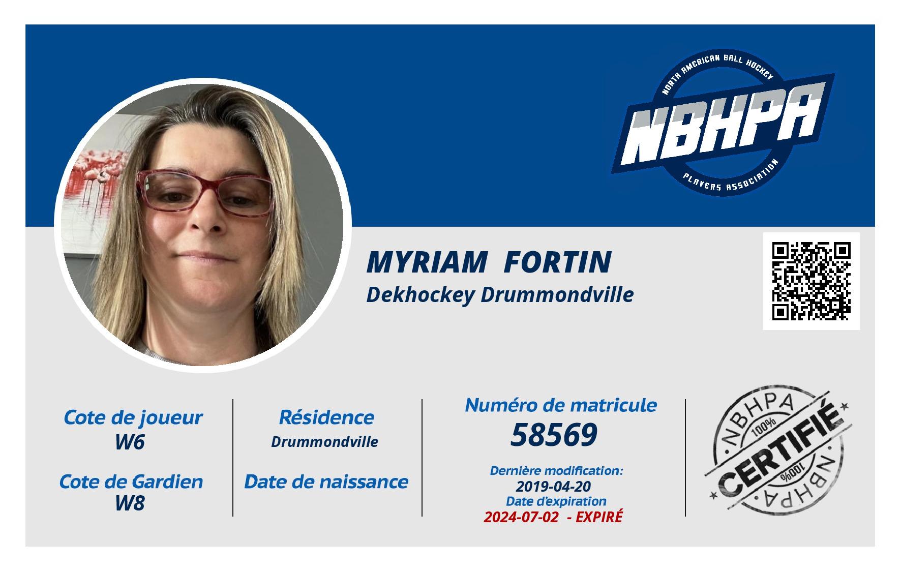 Myriam  Fortin