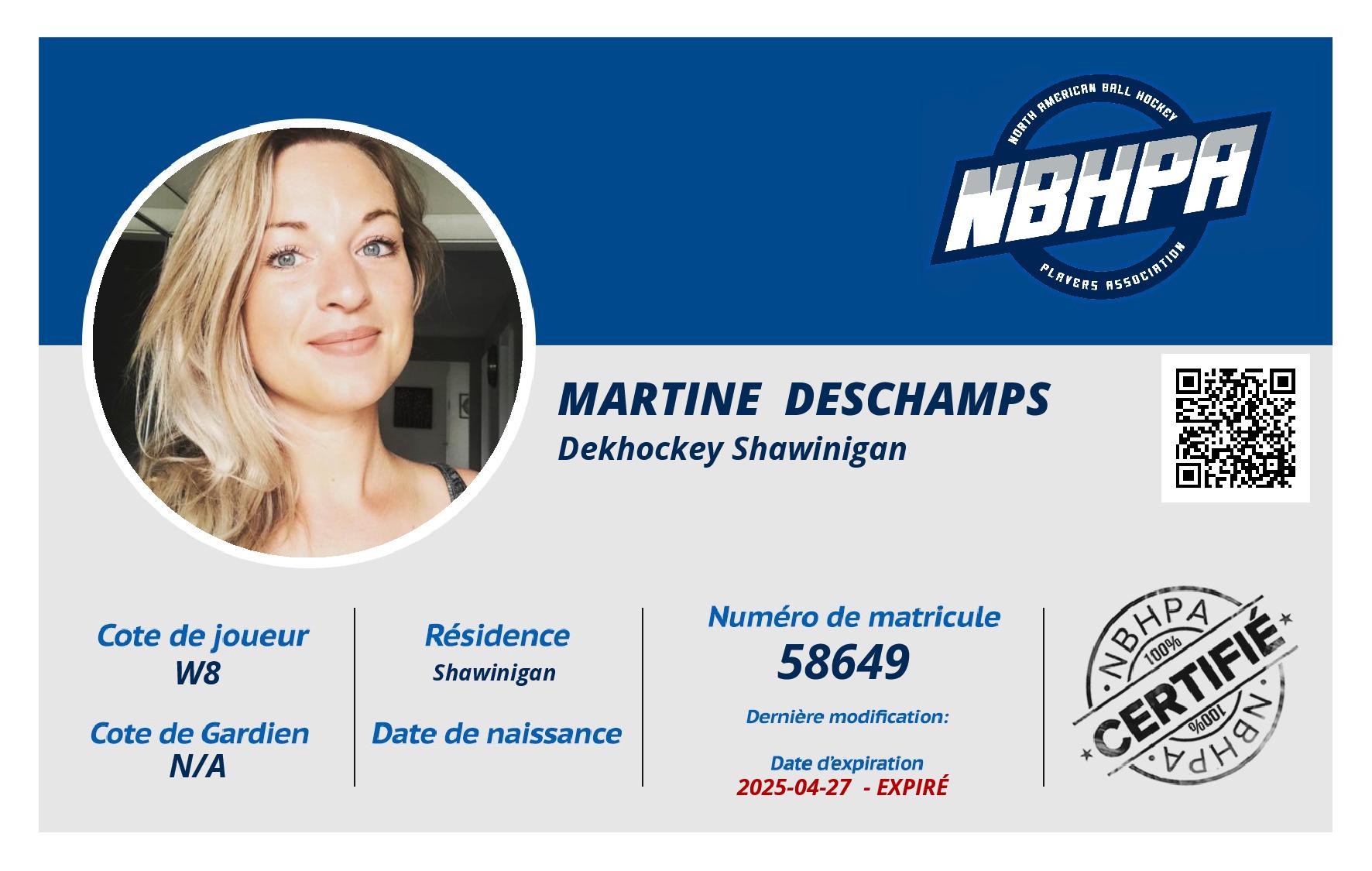 Martine  Deschamps 