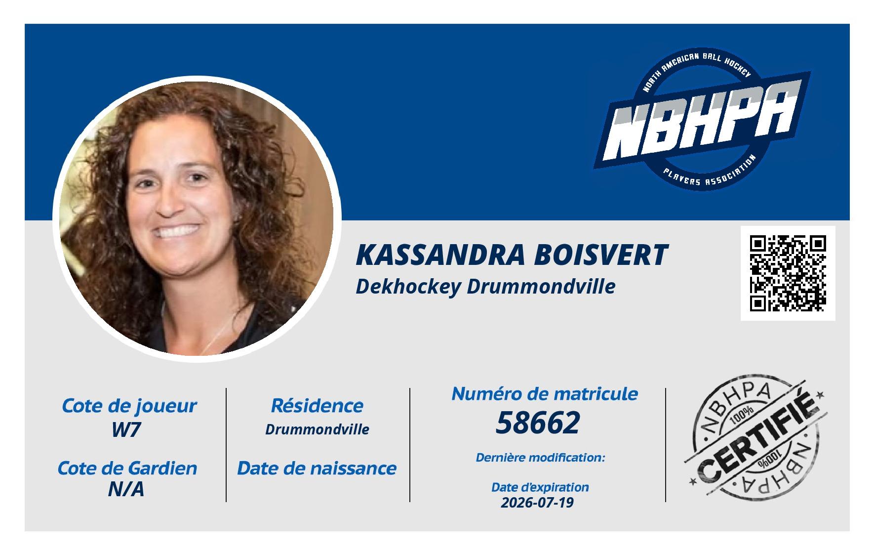 Kassandra Boisvert