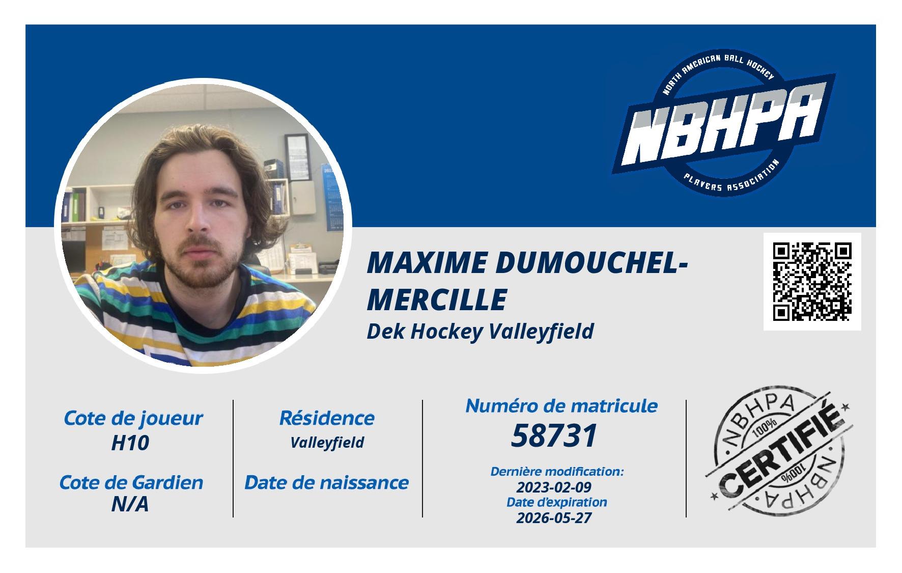 Maxime Dumouchel-Mercille