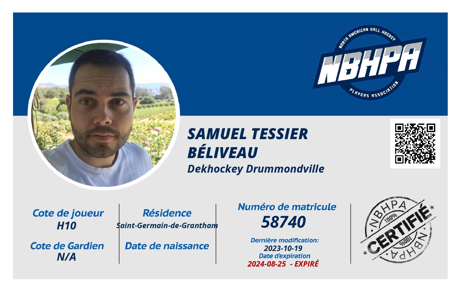 Samuel Tessier Béliveau