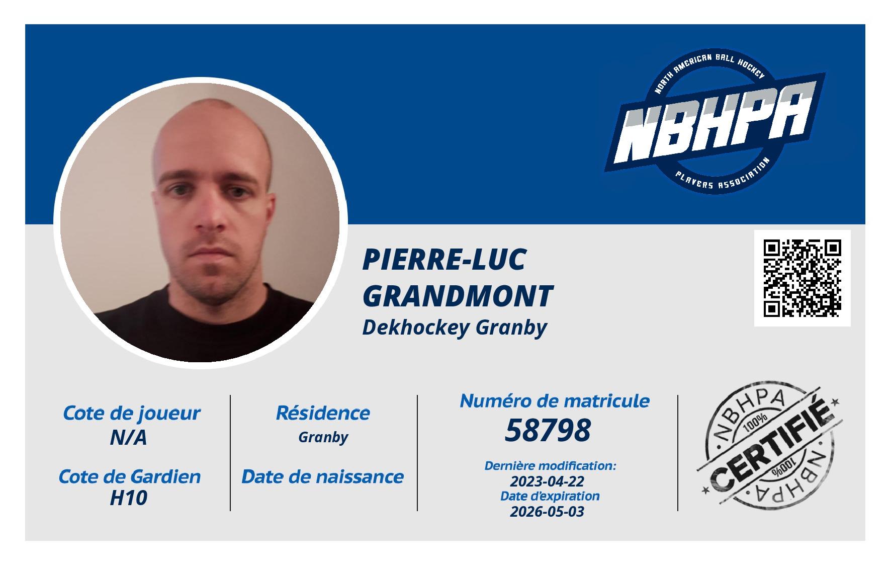 Pierre-luc Grandmont