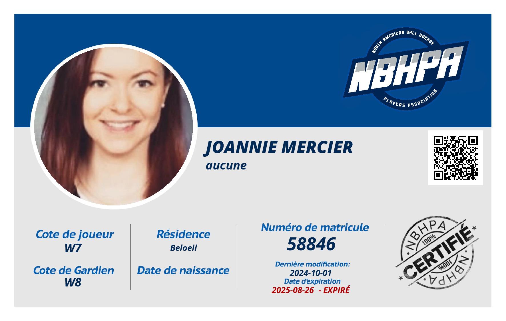 Joannie Mercier