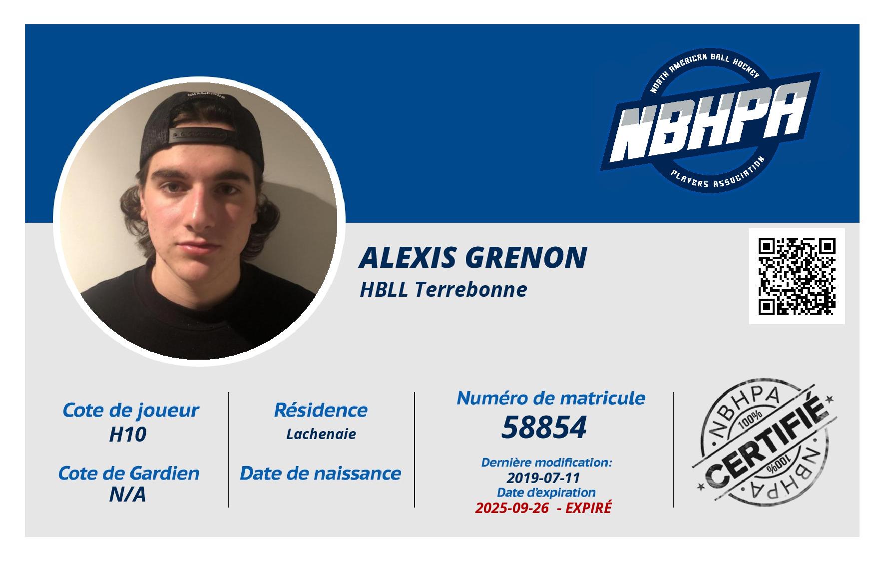 Alexis Grenon