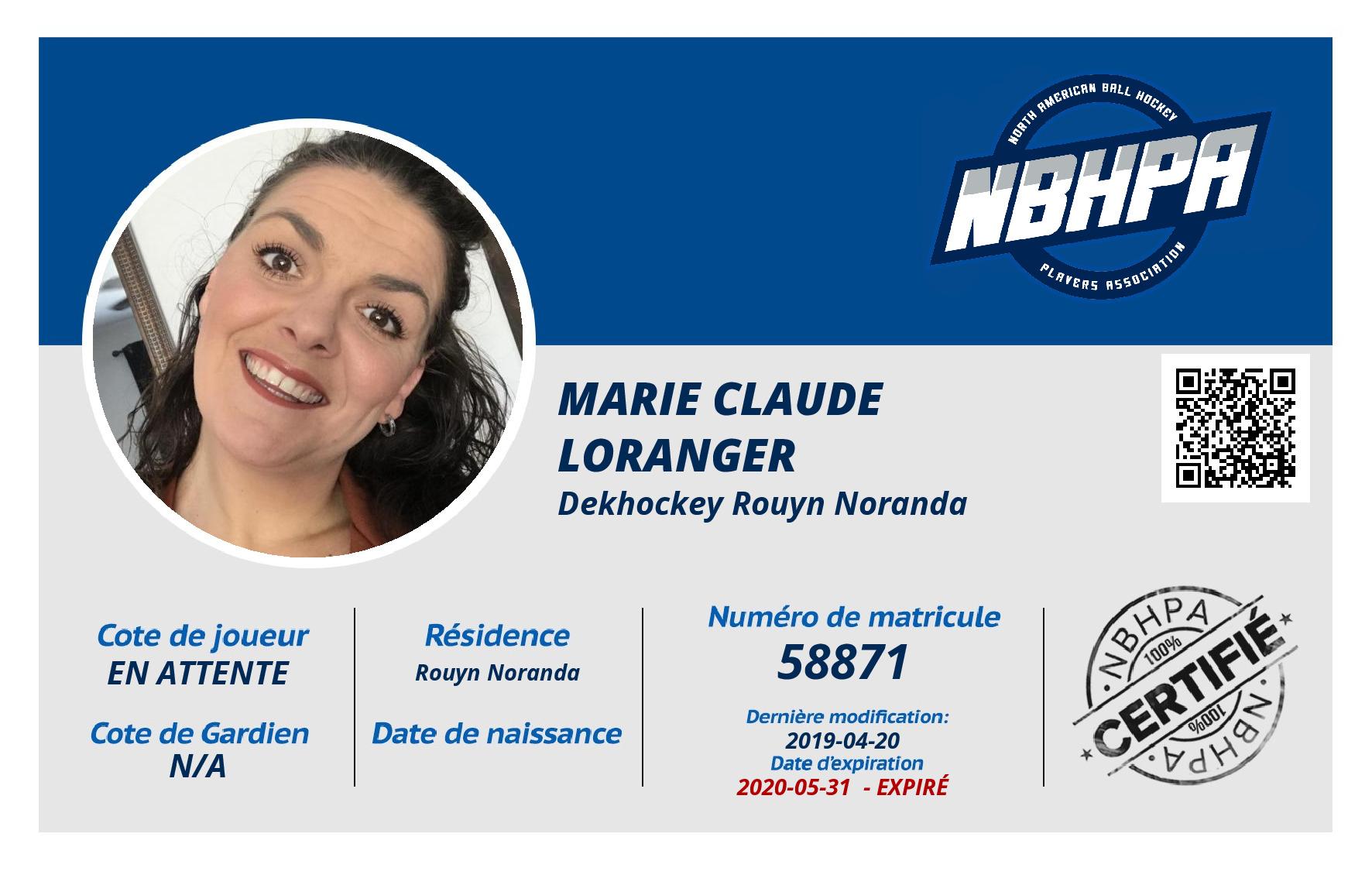 Marie Claude Loranger