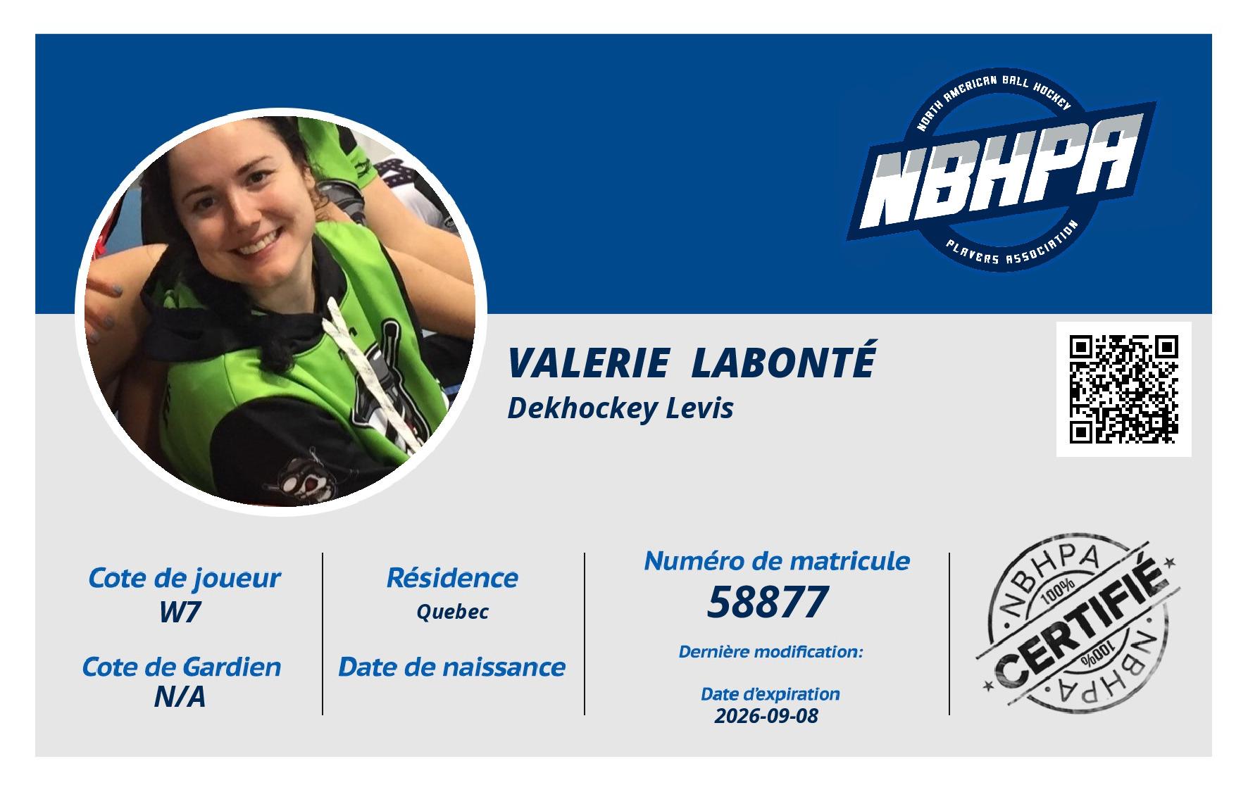 Valerie  Labonté