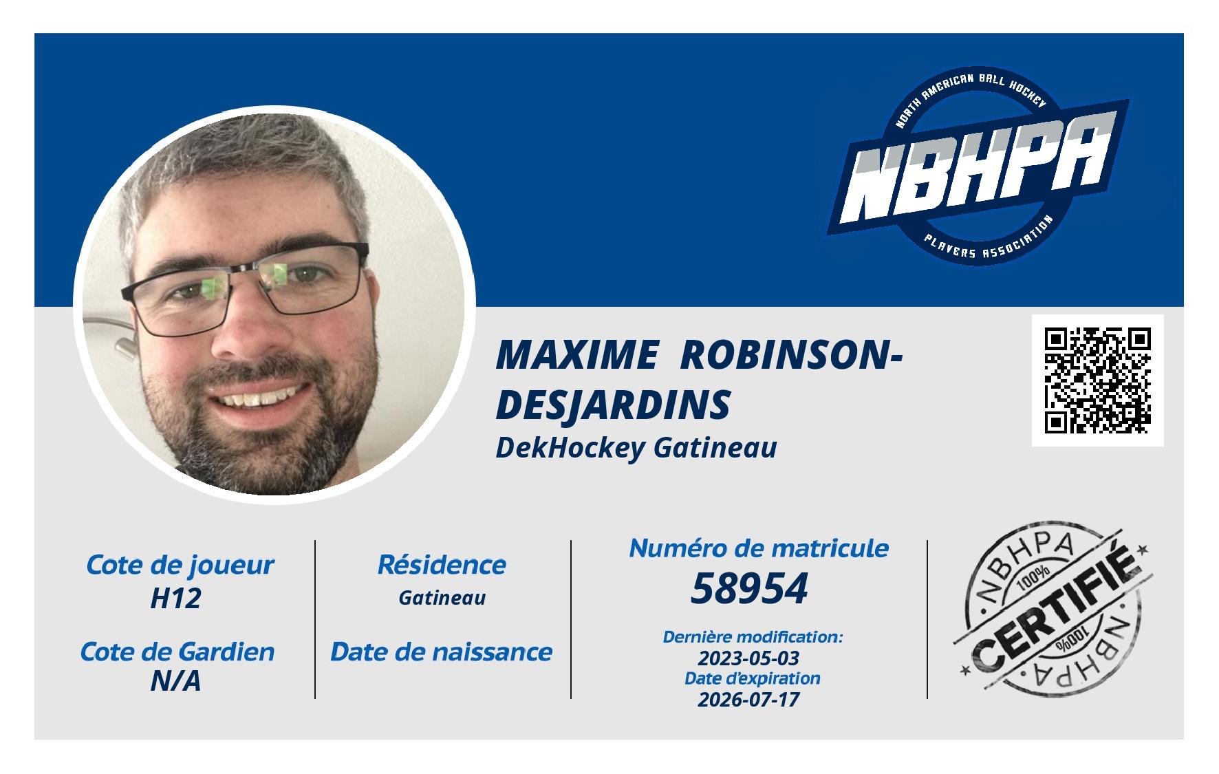 Maxime  Robinson-Desjardins