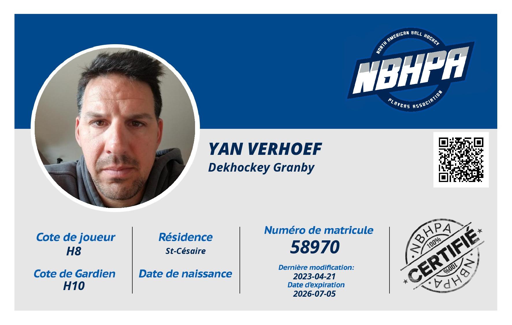 Yan Verhoef