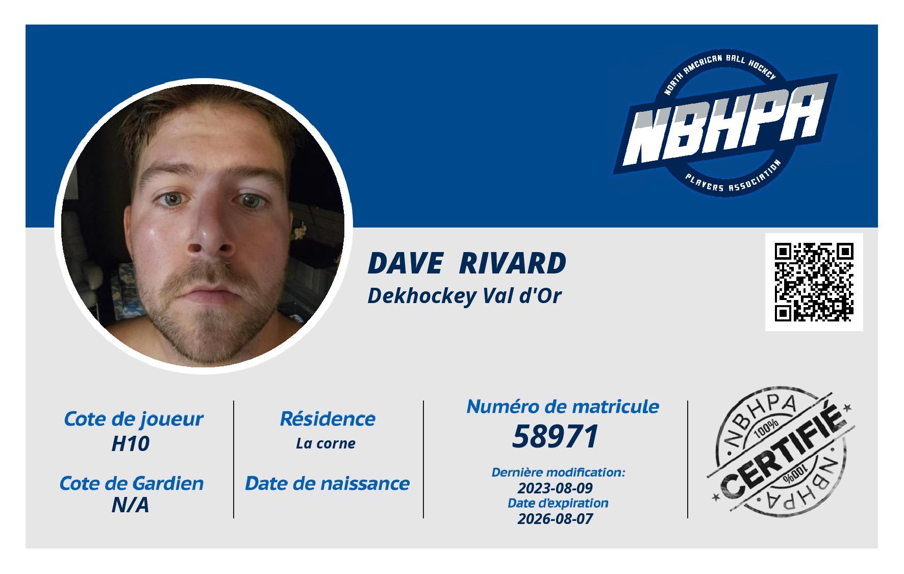 Dave  Rivard