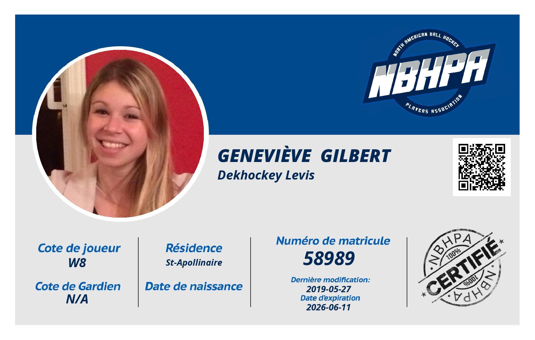 Geneviève  Gilbert
