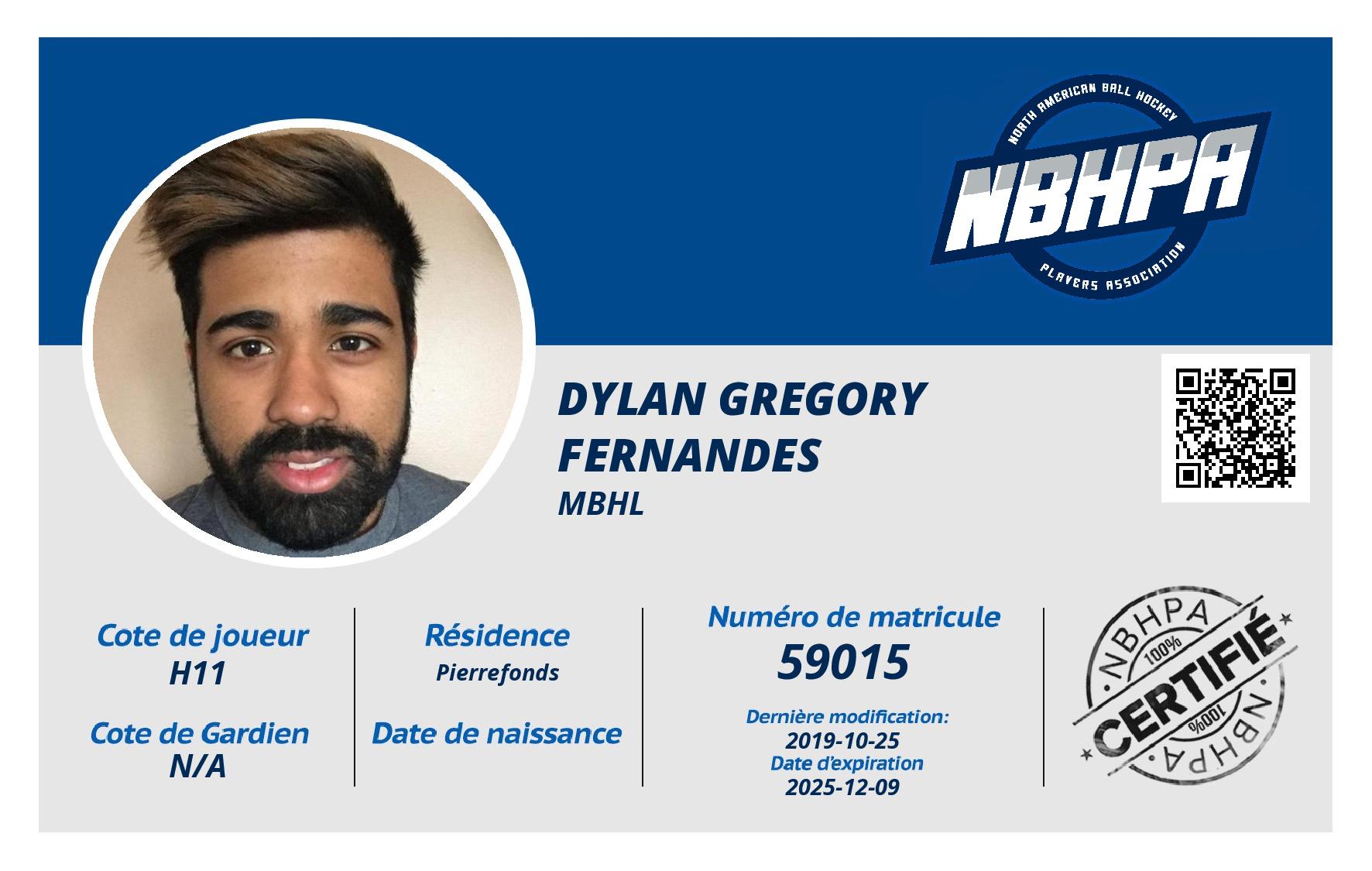 Dylan Gregory Fernandes