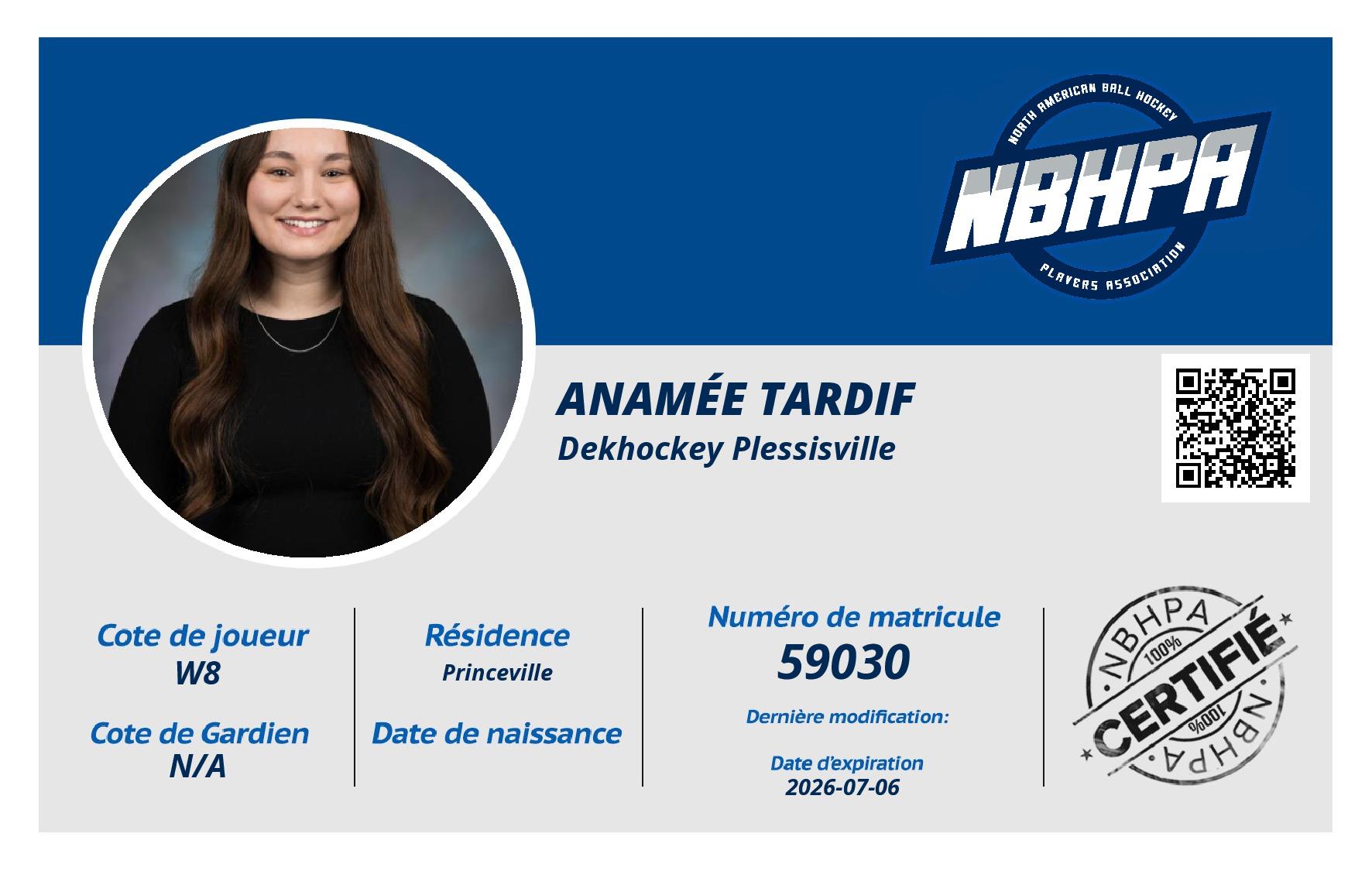 Anamée Tardif