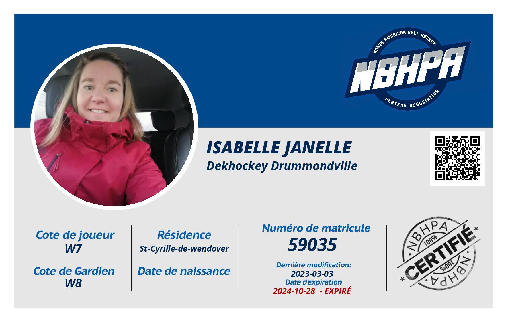 Isabelle Janelle