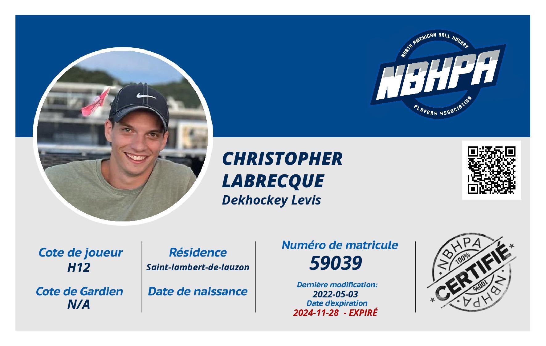 Christopher Labrecque