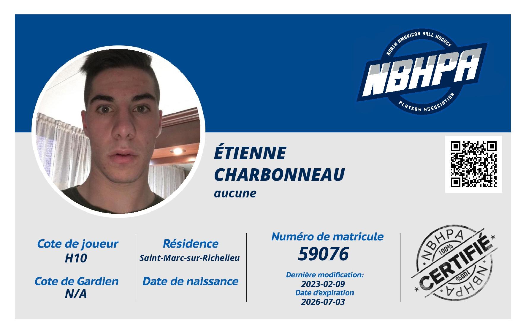 Étienne  Charbonneau 