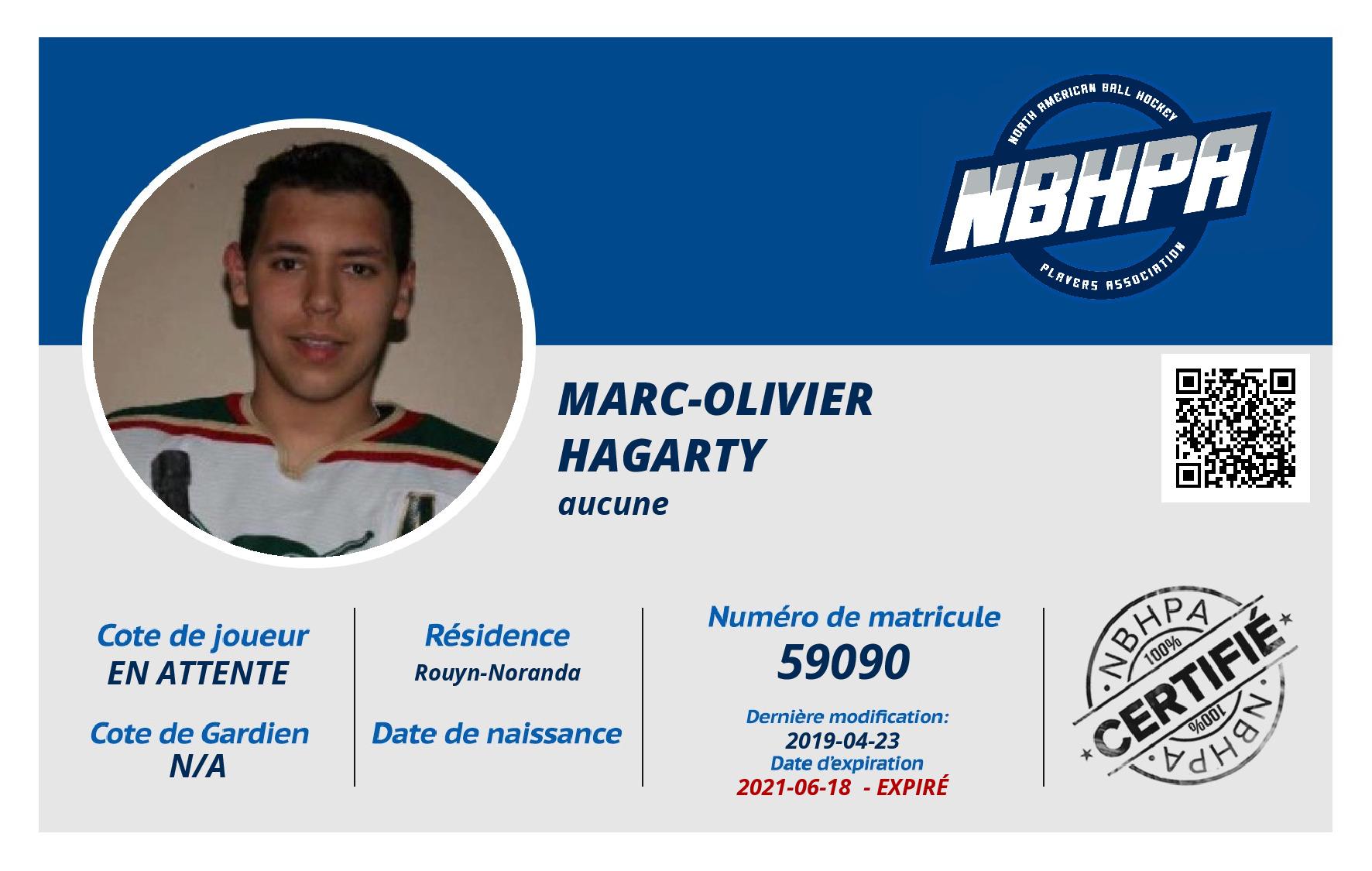 Marc-Olivier  Hagarty