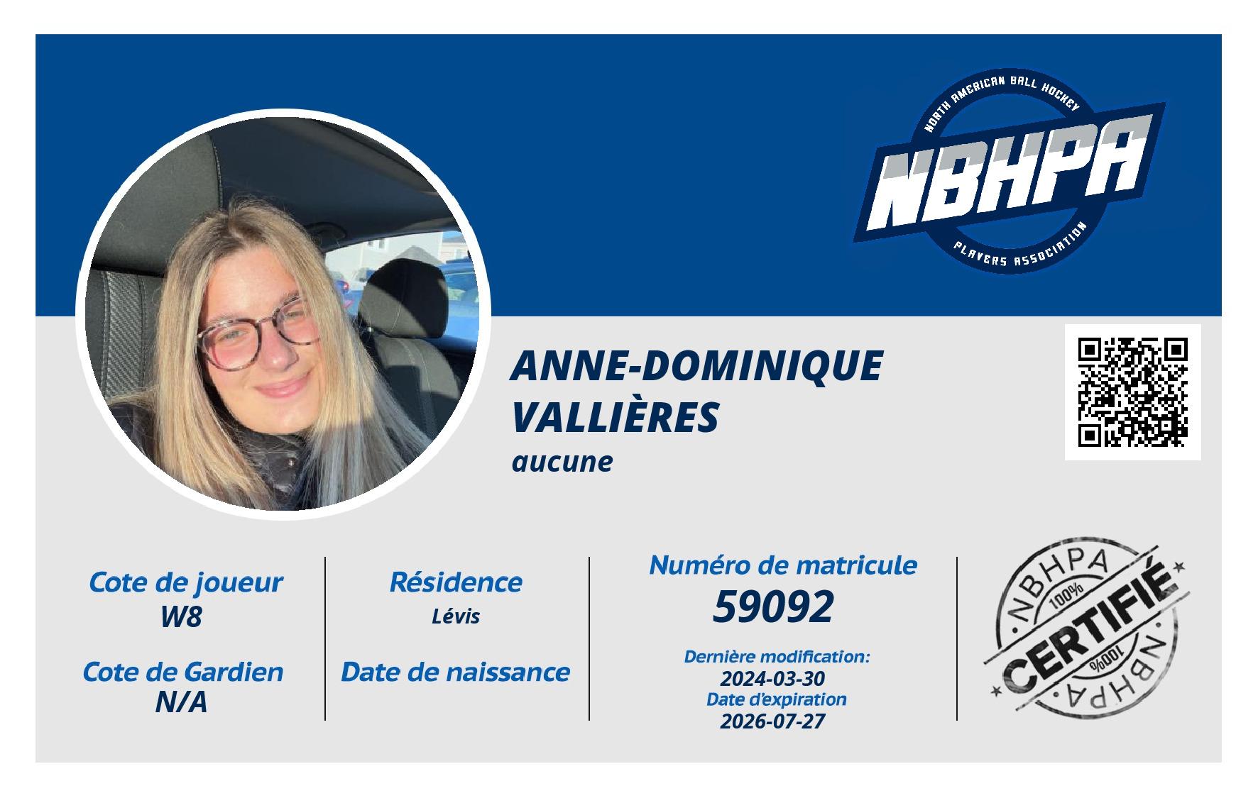 Anne-Dominique Vallières