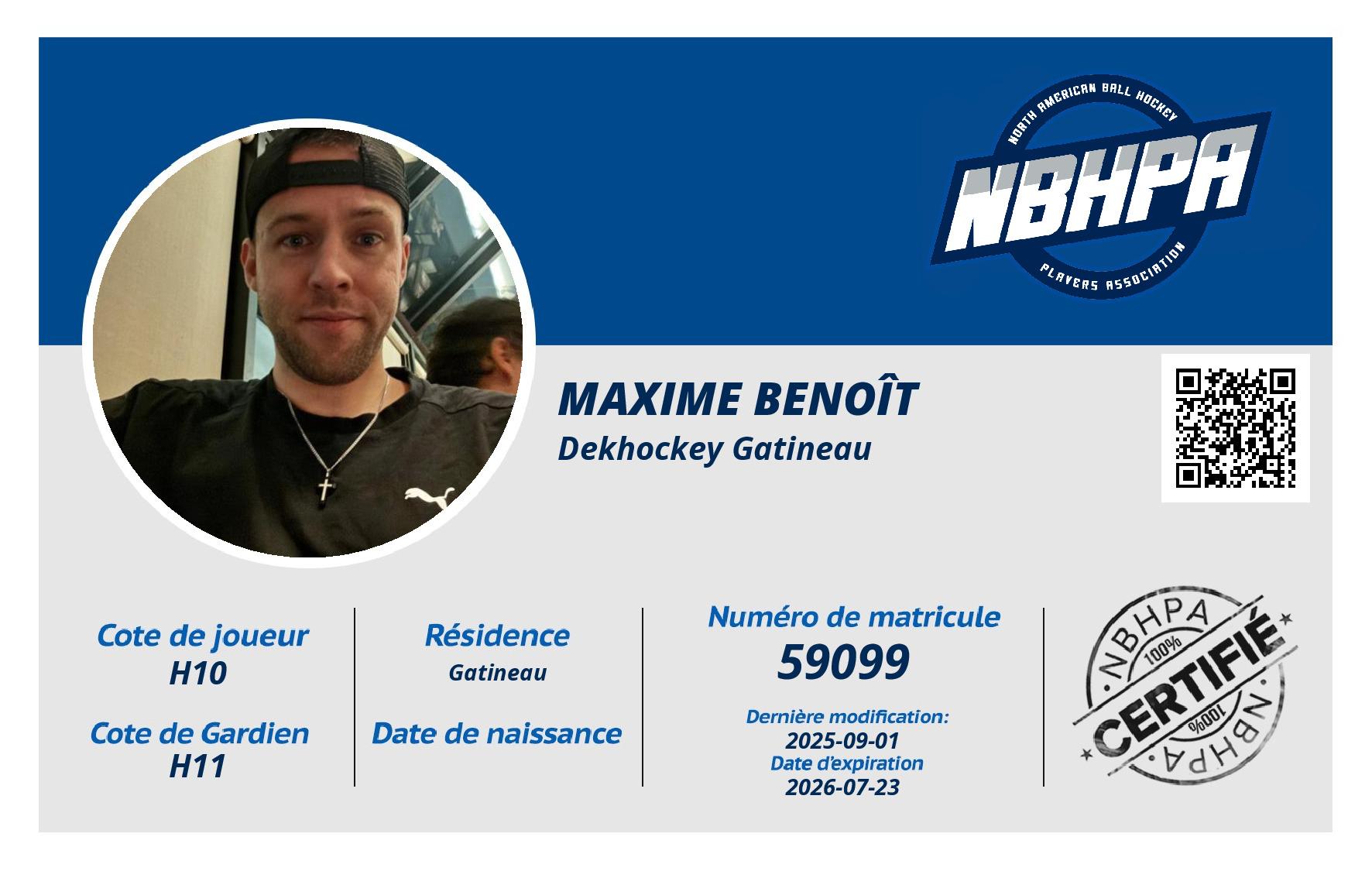 Maxime Benoît 