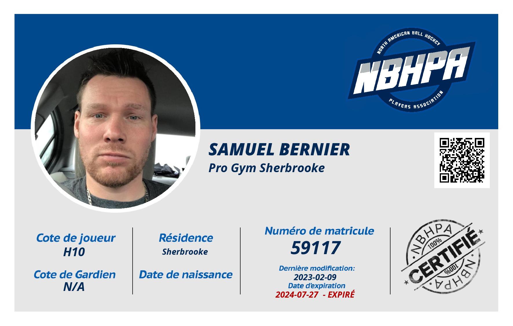 Samuel Bernier