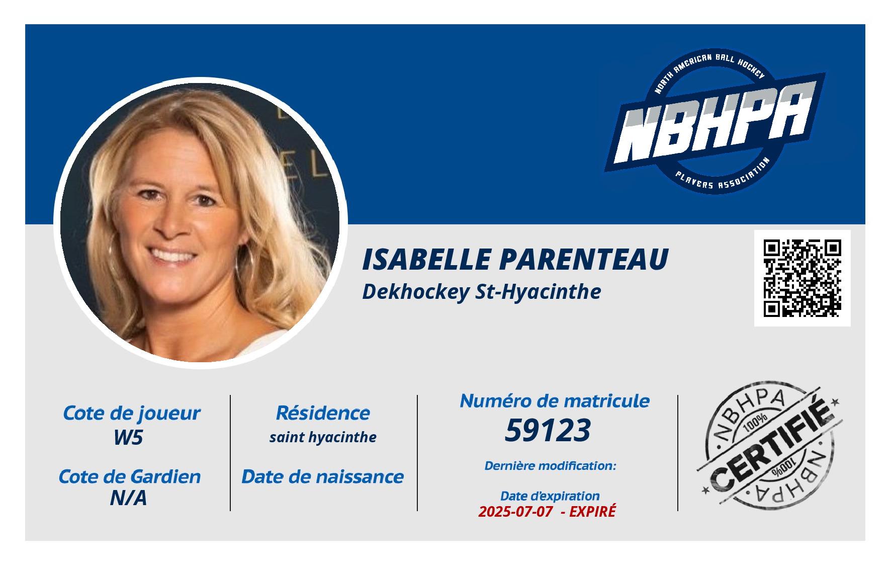 Isabelle Parenteau