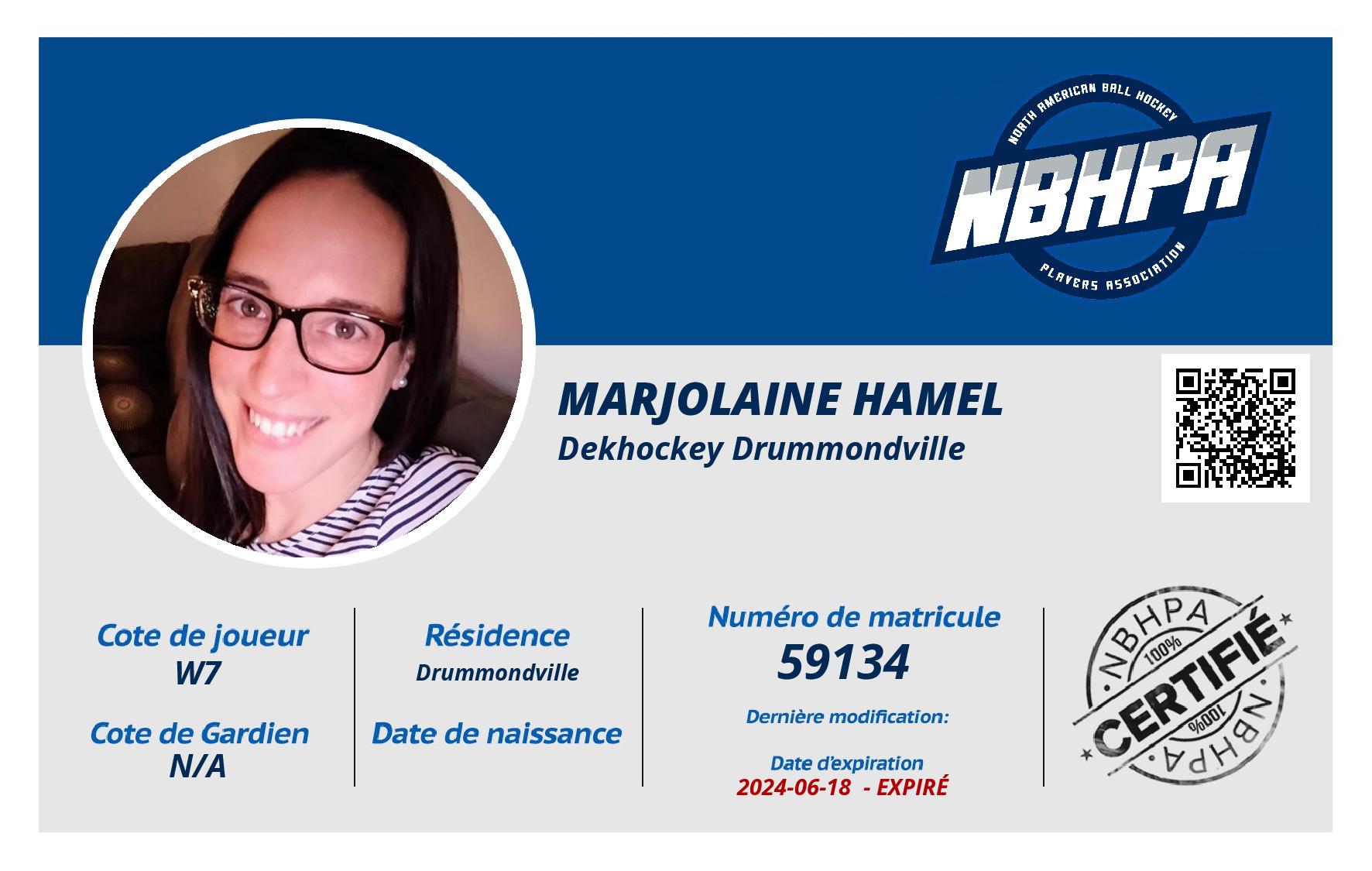 Marjolaine Hamel