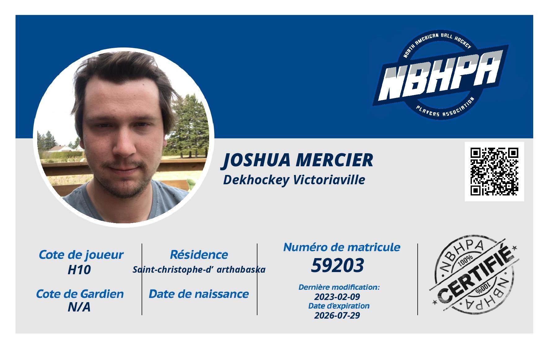 Joshua Mercier