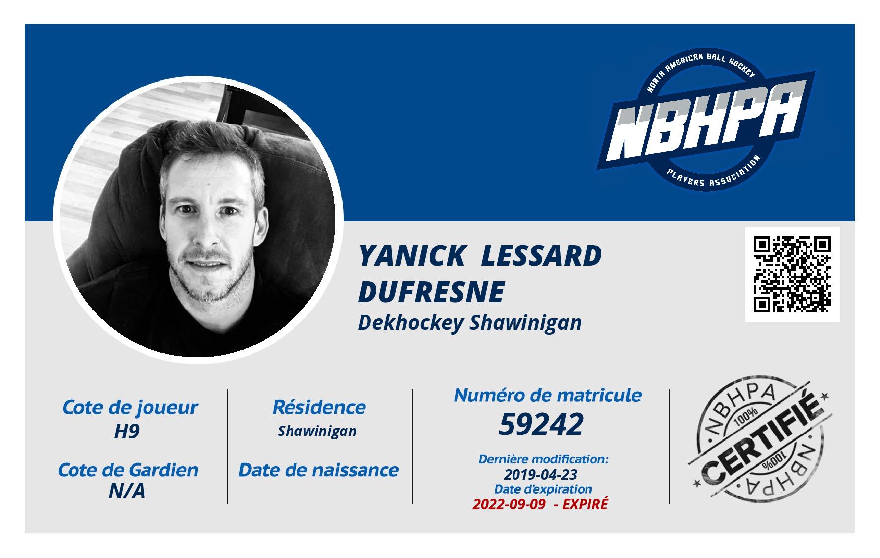 Yanick  Lessard Dufresne 