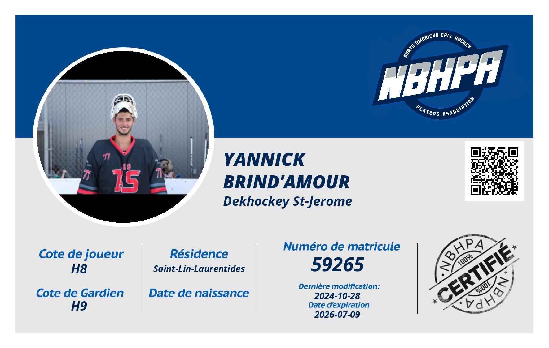 Yannick Brind'Amour