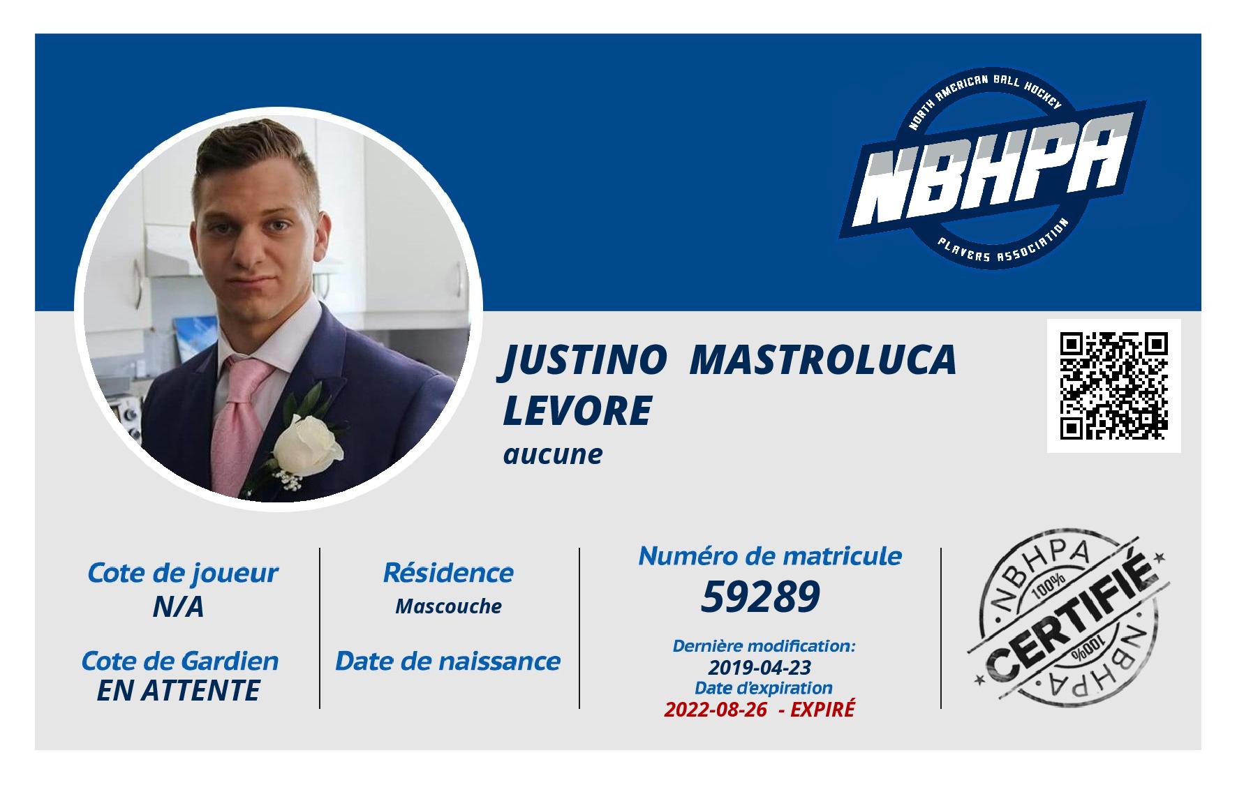 Justino  Mastroluca Levore