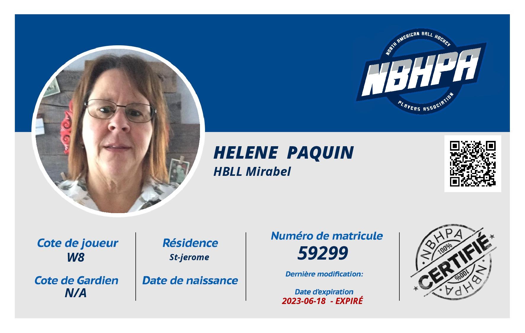 Helene  Paquin