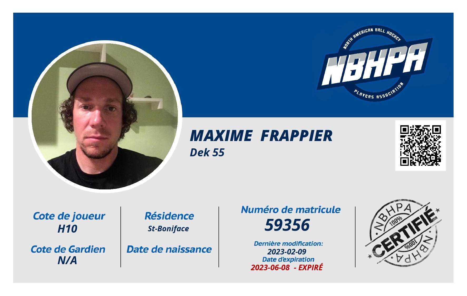 Maxime  Frappier 