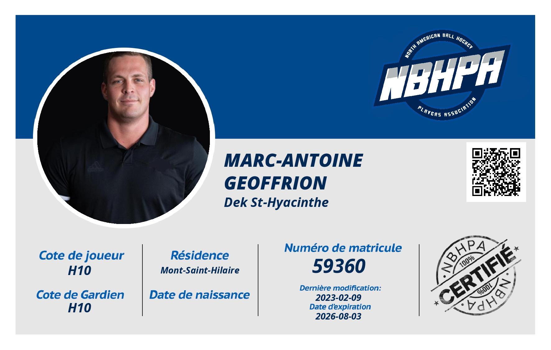 Marc-Antoine Geoffrion