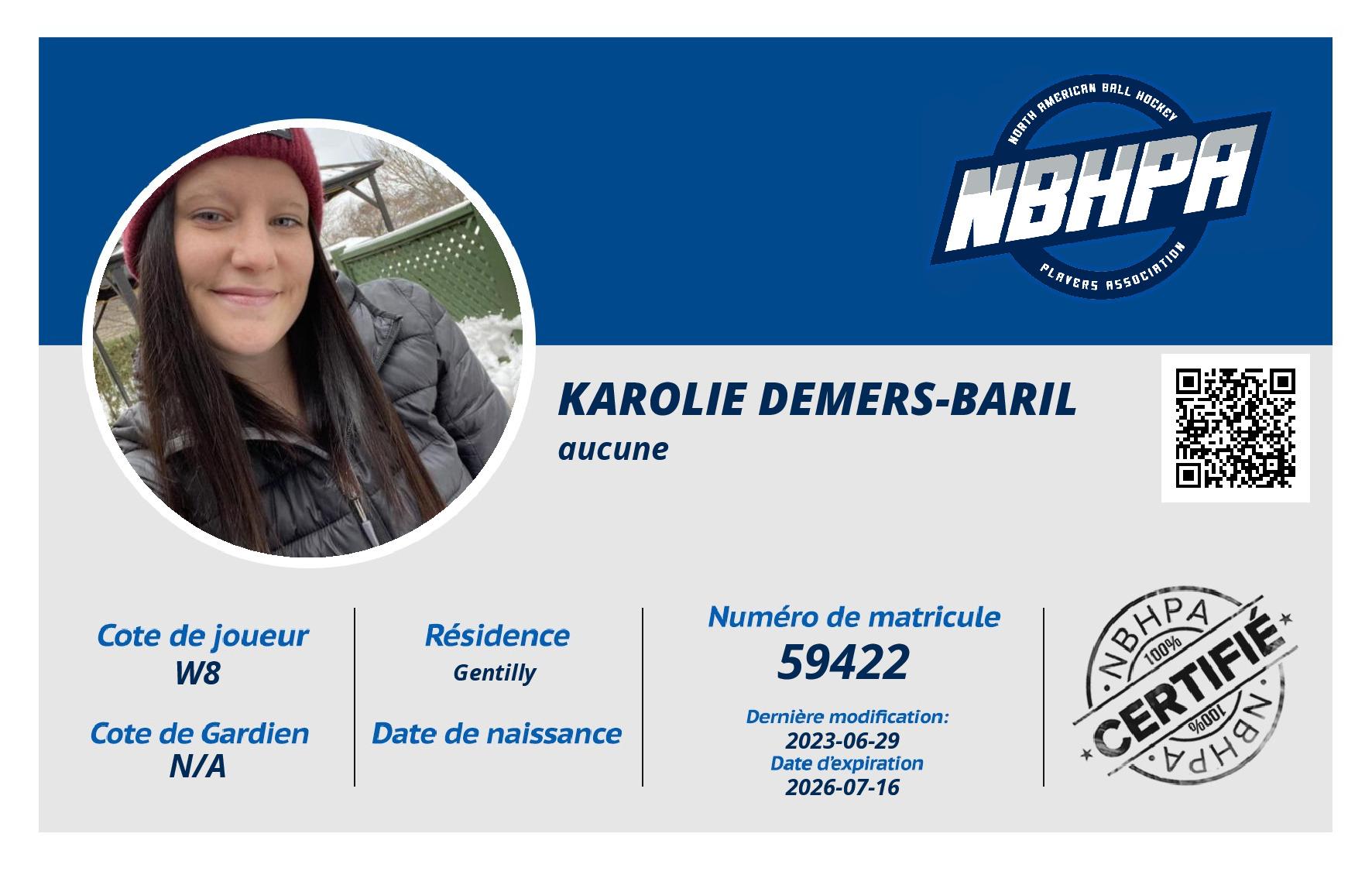 Karolie Demers-Baril