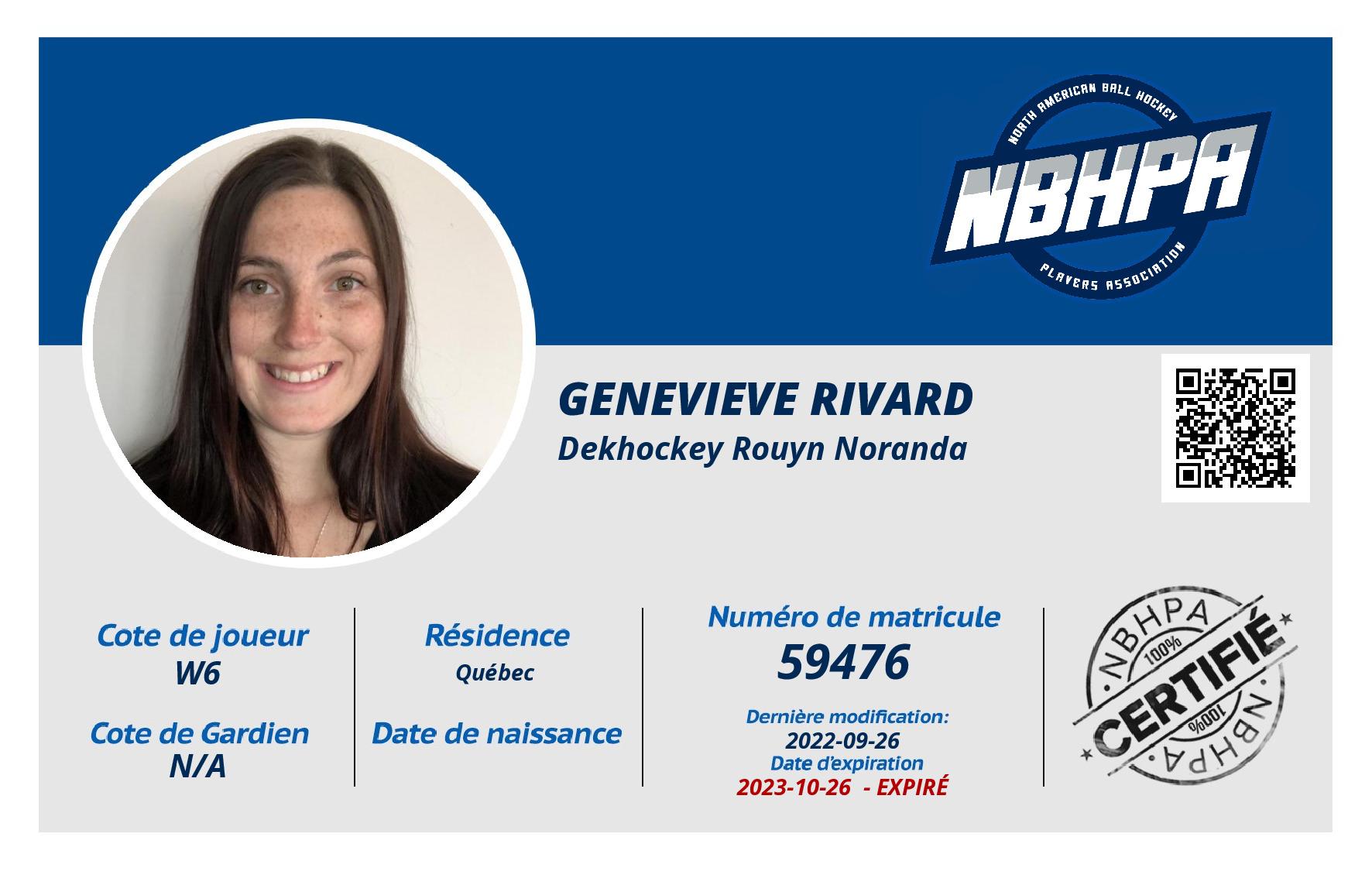 Genevieve Rivard 