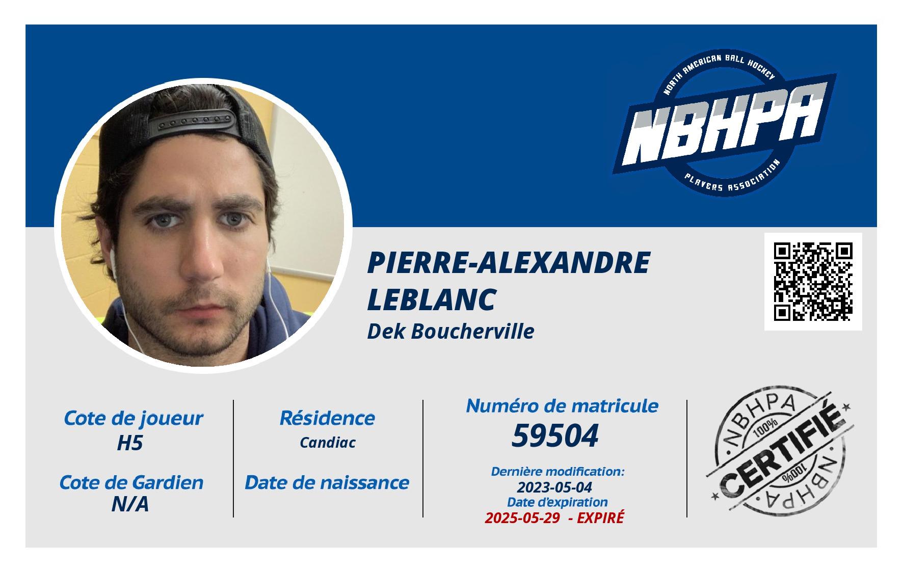 Pierre-Alexandre  Leblanc 