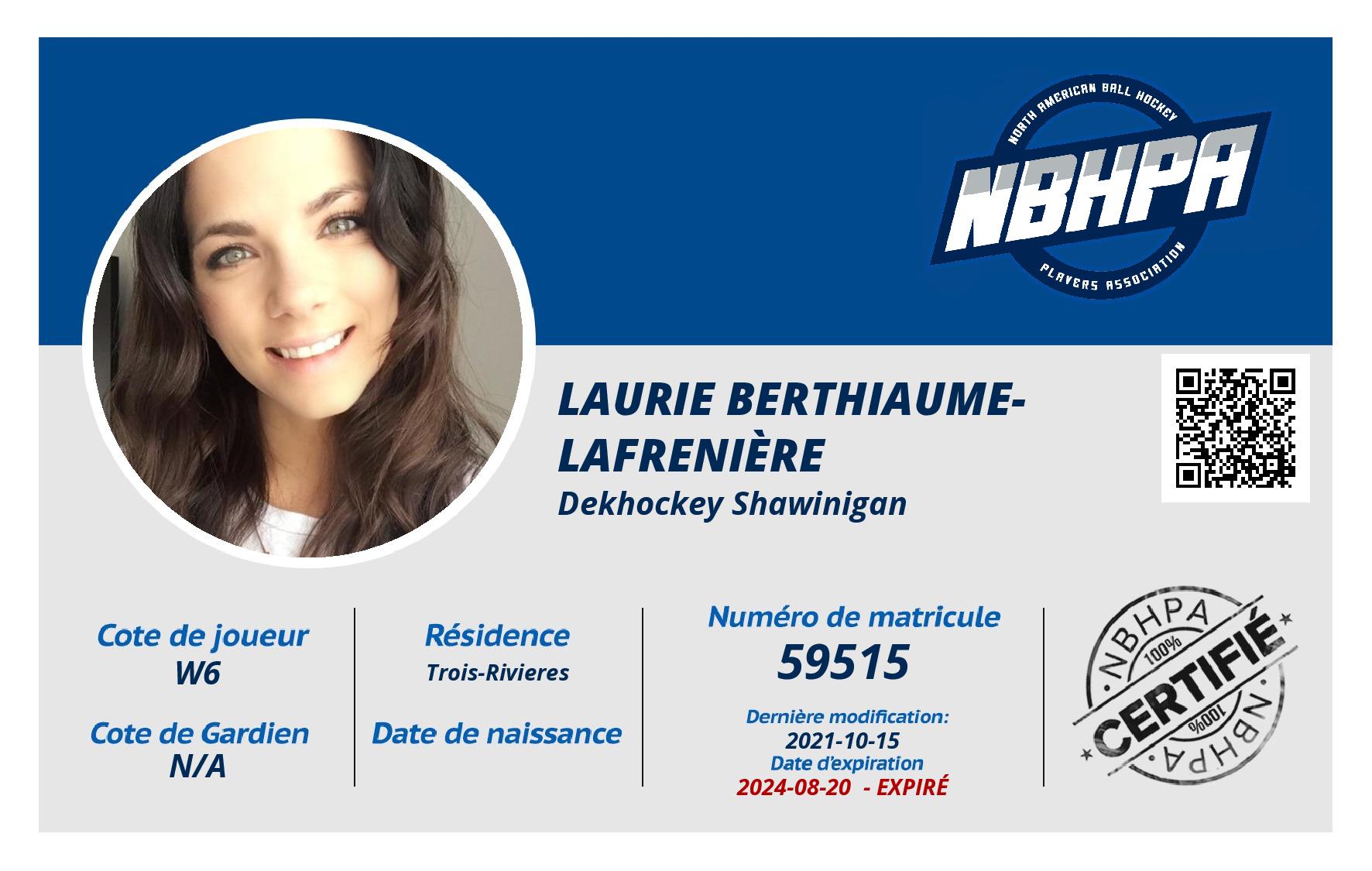 Laurie Berthiaume-Lafrenière