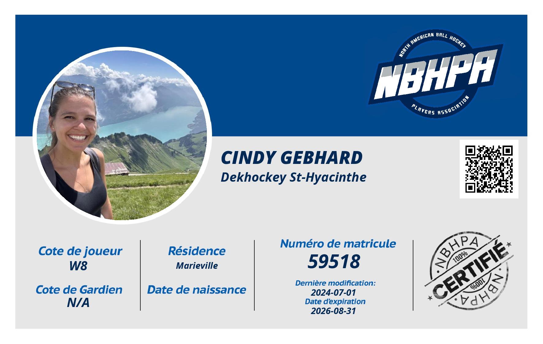 Cindy Gebhard