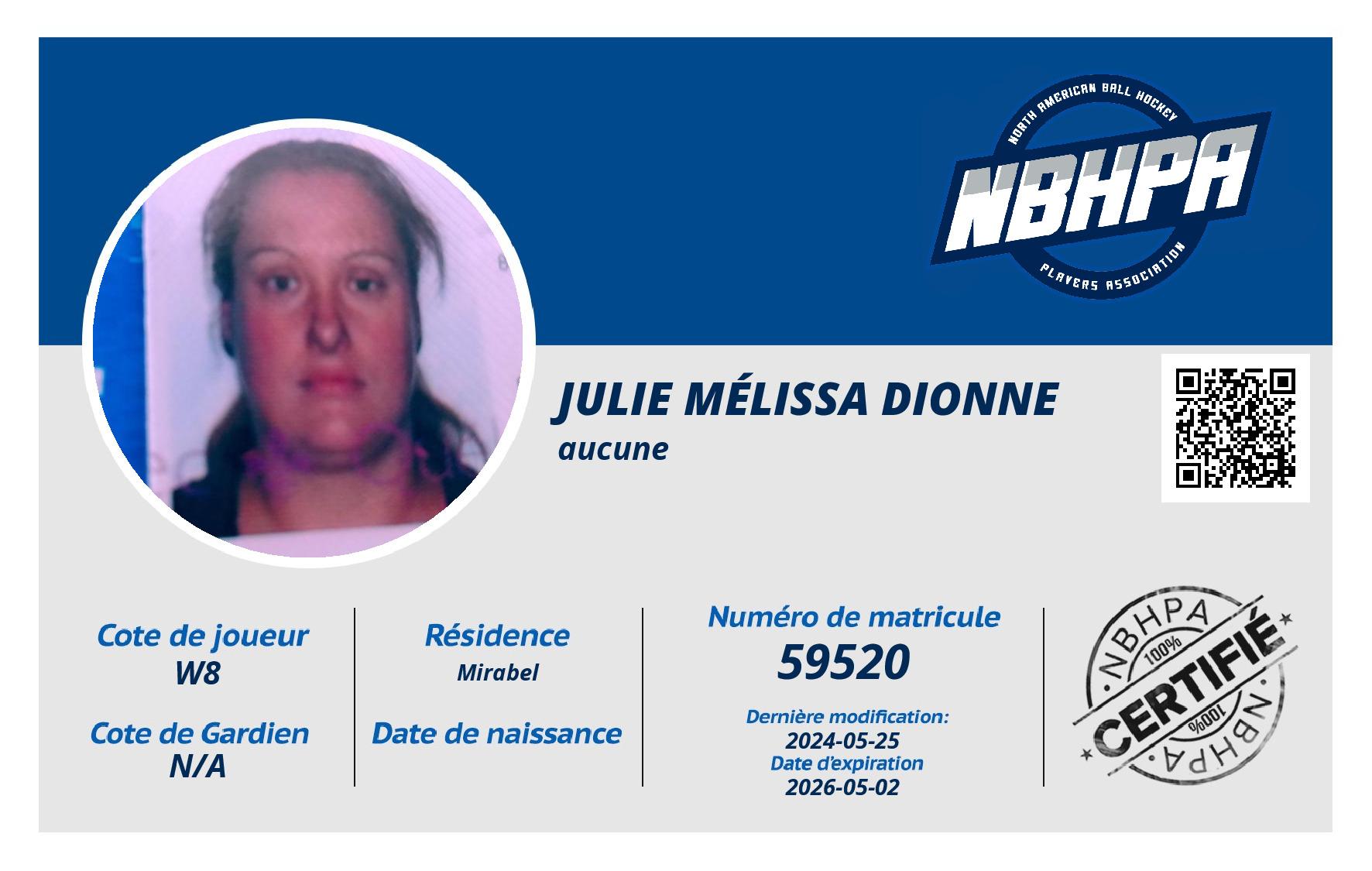 Julie Mélissa Dionne