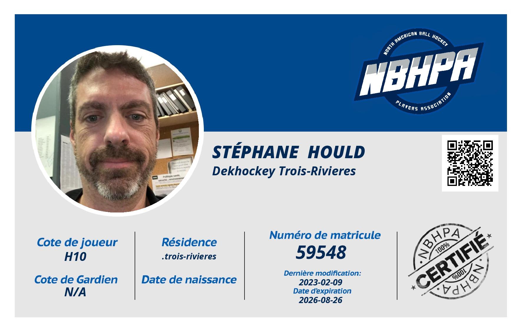 Stéphane  Hould