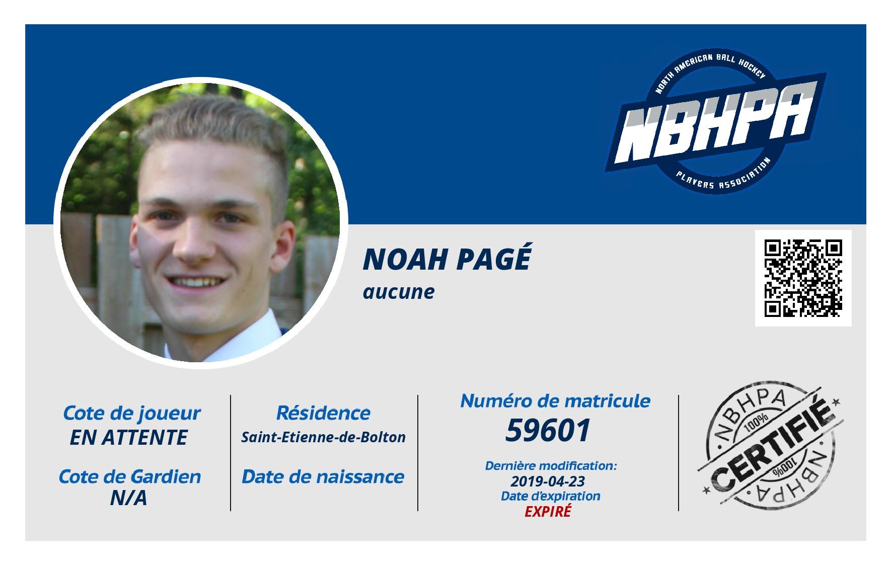 Noah Pagé