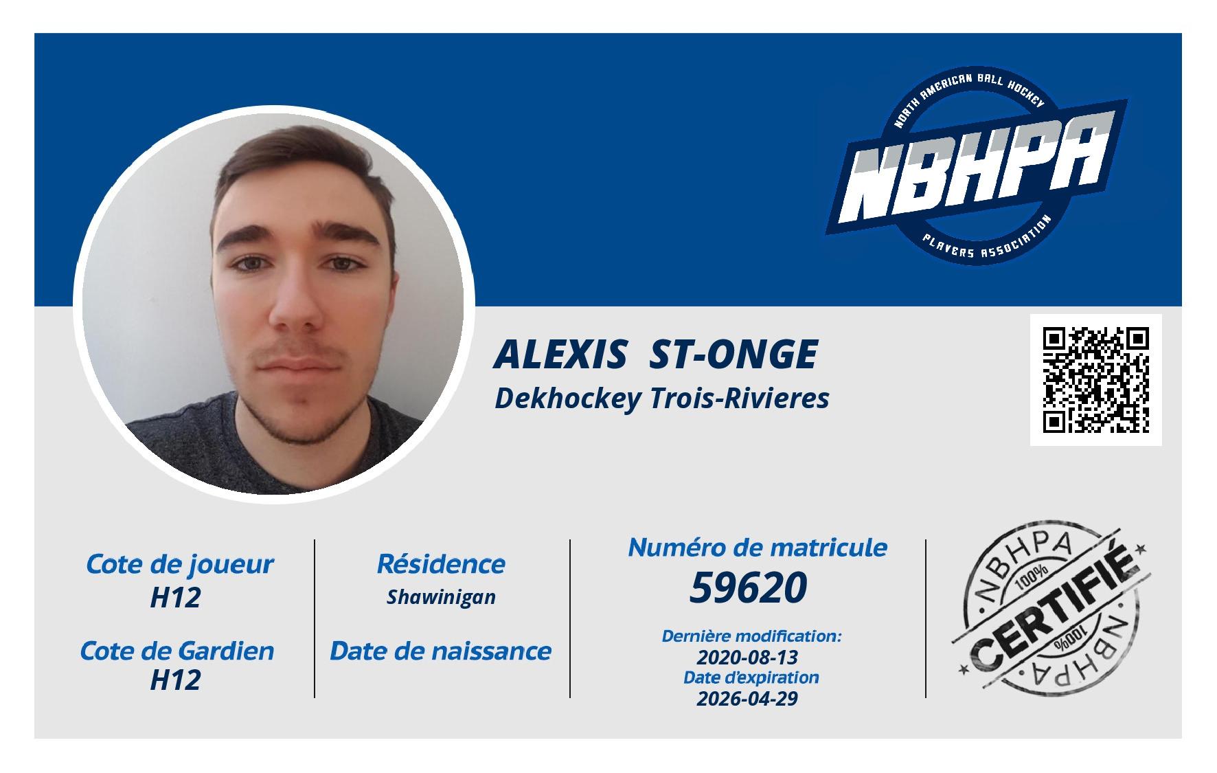 Alexis  St-Onge 