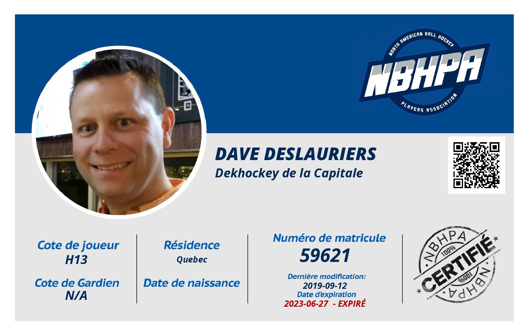 Dave Deslauriers