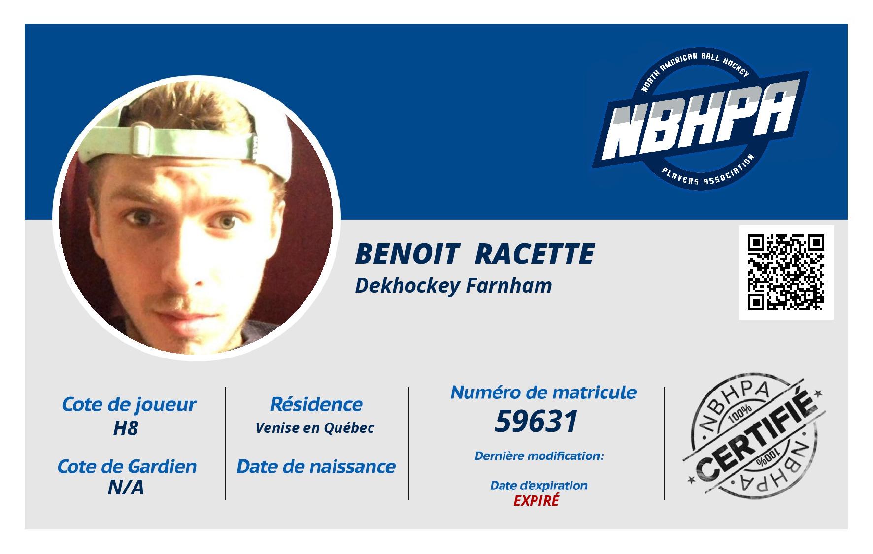 Benoit  Racette